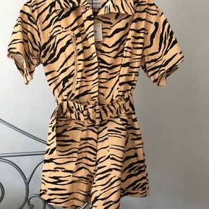 Finders Keepers Zebra Print romper